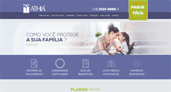 Desktop Screenshot of grupoathia.com.br